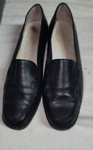 Vintage Womens Bally Maca 9.5 Black Shoes Calf Leather - £79.00 GBP