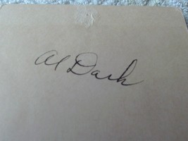 1949   AL  DARK   HAND  SIGNED  AUTOGRAPH   MAILED / STAMPED  POSTCARD - £23.50 GBP