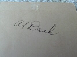 1949   AL  DARK   HAND  SIGNED  AUTOGRAPH   MAILED / STAMPED  POSTCARD - £23.48 GBP