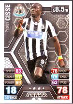 Topps Match Attax 2013-14 Premier League Newcastle United Papiss Cisse Card - $10.00