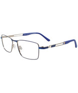 EASYCLIP EC638 Eyeglasses Eye Glasses 050 Navy Authentic New 50mm Unisex - $179.98