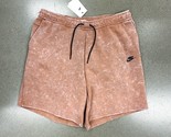 NWT Nike DM6519-215 Men&#39;s Tech Fleece Wash Shorts Standard Fit Mineral C... - $59.95