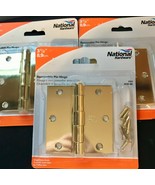 National Hardware N190-082 V512 3-1/2&quot; Removable Pin Steel Hinge BULK LO... - $25.72 CAD