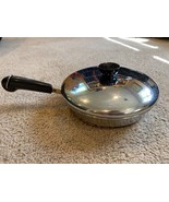 REVERE WARE 8in Skillet with Lid - Stainless Steel with Copper Bottom - £25.85 GBP