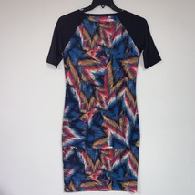 LuLaRoe Julia Bodycon Geo Art Print Dress Women’s S Slinky Fitted Sexy Pencil - £23.33 GBP