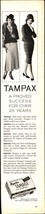1960 Tampax Tampons I enjoy being a girl vintage ad nostalgic d1 - £16.95 GBP