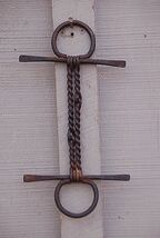 Blacksmith Primitive Twisted Snaffle Draft Horse Mule Bit 5-1/2" Mouth P... - $19.79