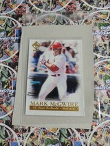 2001 (CARDINALS) Private Stock Artist&#39;s Canvas #17 Mark McGwire - £6.05 GBP
