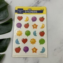 Ambassador Vintage 90s Stickers NOS Smile Apples Flowers Balloons Moons ... - $12.86