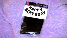 Brother Sister Design Black Foil Balloon &quot;Happy Birthday&quot; Ea 13&quot; (Outsd Party) - £5.53 GBP