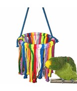 Parrot Chewing Rope Bird Cage Hanging Swing Perch Chew Cockatiel Budgie ... - £11.99 GBP