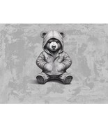 Hip Hop Teddy Bear png. design for T-shirt, urban wear, streetwear, hood... - £2.36 GBP