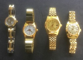 Lot of 4 Vintage Women&#39;s Watches - Citizen Waltham Timex Gruen - £44.10 GBP