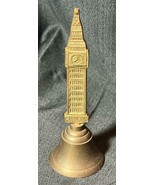 Vintage Metal England English London Souvenir Old Big Ben Brass Bell Wes... - $455.98 MXN