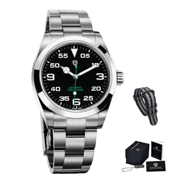 H35 men automatic mechanical wristwatch luxury sapphire ar glass stainless steel sports thumb200