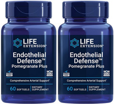 Endothelial Defense Pomergranite Plus 2 Bottles 120 Capsule Life Extension - £68.54 GBP