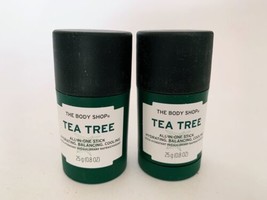 The Body Shop Tea Tree All In One Stick .08 Oz Lot Of 2 - £27.09 GBP