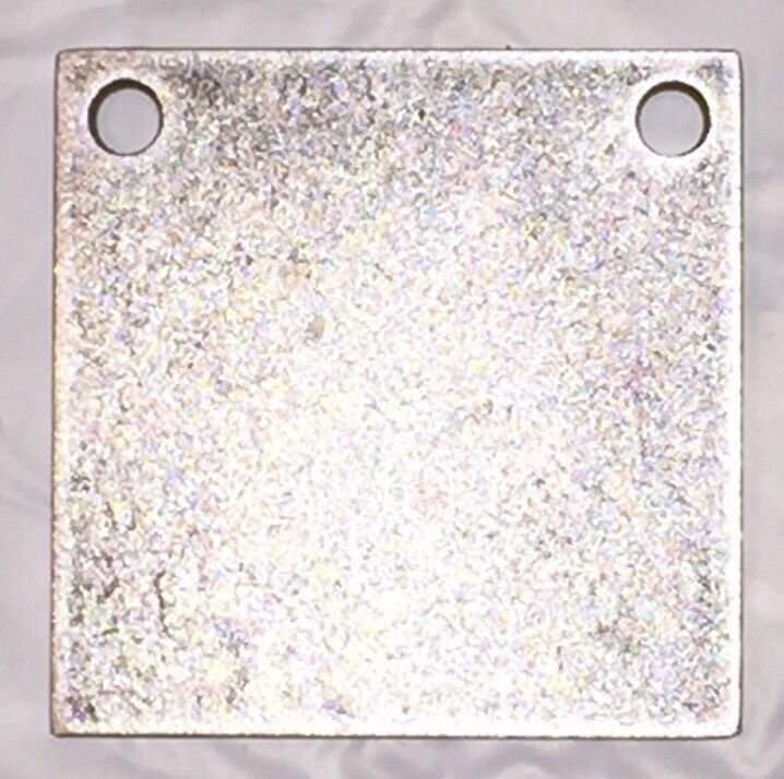 AR500 Steel Target Square Gong 3/8&quot; X 6&quot; - $14.99