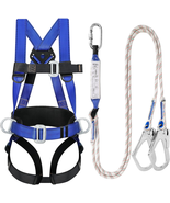 Safety Harness Fall Protection Kit - Full Body Roofing Harnesses with Sh... - $58.90