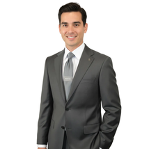 Men's Fabio Matteo Turkish Suit Extra Fine Super 160's Italian Wool FB222 #40 Gr image 2