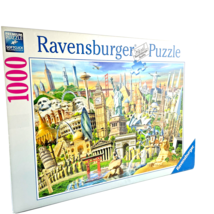 Ravensburger Puzzle World Landmarks 1000 Piece No. 198900 27x20 in. 70x50cm - £13.61 GBP