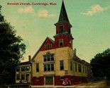 Swedish Church Cambridge MA UNP Unused DB Postcard E1 - $3.91