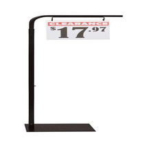 Kinter 52 x 10 x 14 in. Industrial Display Stand Aluminum Sign Holder Black - $181.89