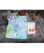 Lilly Pulitzer Samba Earrings Gold Metallic NEW - $30.94
