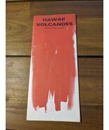Vintage 1972 Hawaii Volcanoes National Park Travel Brochure Map - $25.14 CAD