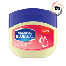 12x Jars Vaseline Blue Seal Vitamin E Nourishing Skin Petroleum Jelly | 3.4oz | - £26.50 GBP