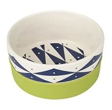 Now House for Pets by Jonathan Adler Oslo Duo Dog Bowl, Small Cute Ceram... - £11.14 GBP
