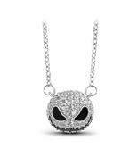 JACK SKELLINGTON NECKLACE 20&quot; Chain Nightmare Before Christmas Rhineston... - €7,77 EUR