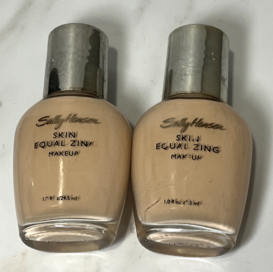 Sally Hansen Skin Equalizing Makeup 04 Creamy Natural 1 oz Lot of 2 - $11.09