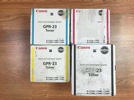 OEM Canon GPR-23 CMYK Toner Set For iR C2550 C2880 C3080 C3380 Same Day Shipping - $158.40