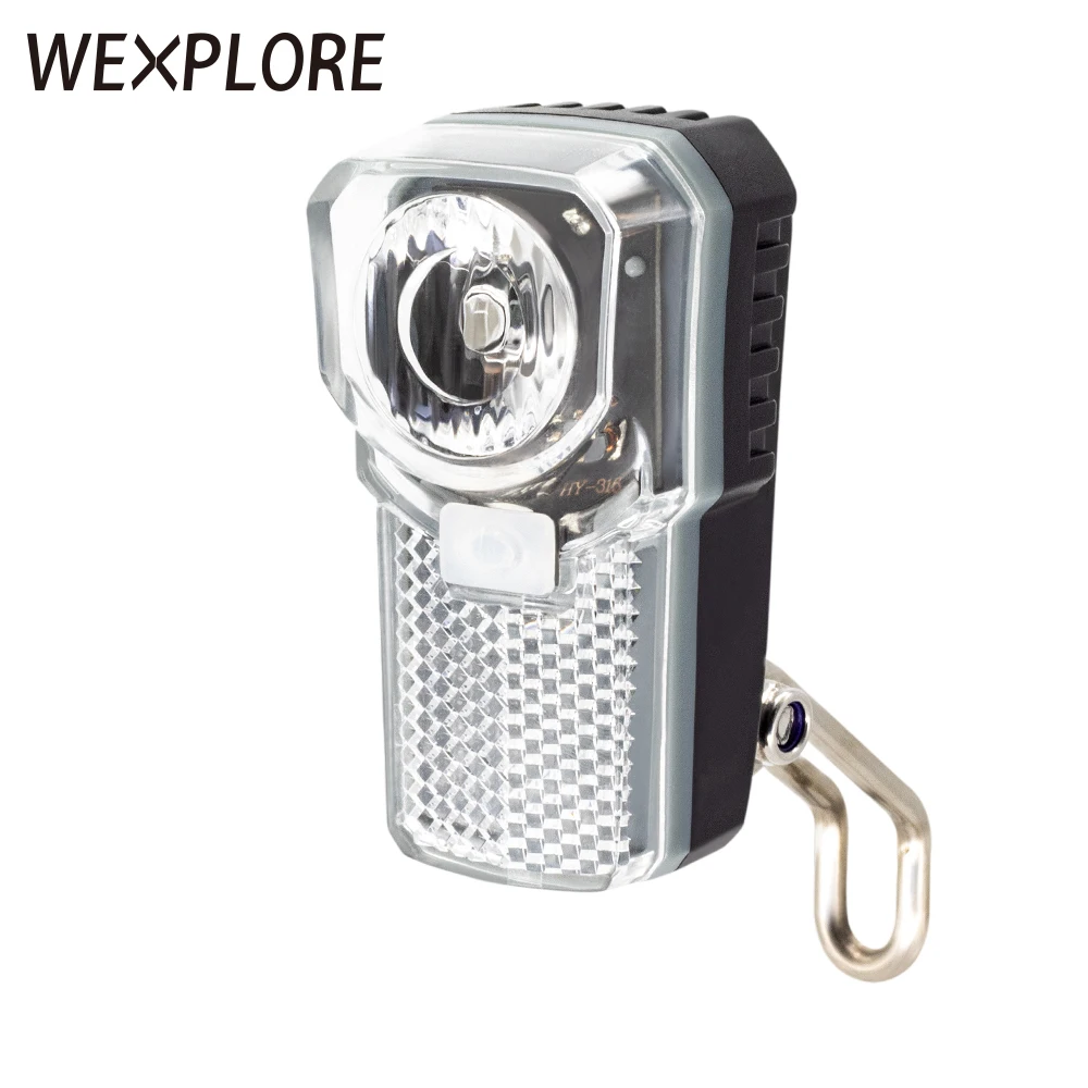 WEXPLORE Bike Light Bicycle Front Light Use 2pcs AAA Battery for Bicycle Front - £11.31 GBP