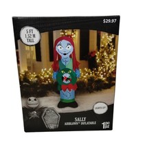 Nightmare Before Christmas Sally Airblown Inflatable 5 Foot Decoration Lights Up - £26.00 GBP