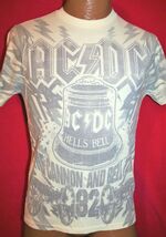 AC/DC Hells Bells 1982 Cannon And Bell Concert Tour T-SHIRT Adult Small ... - $9.89