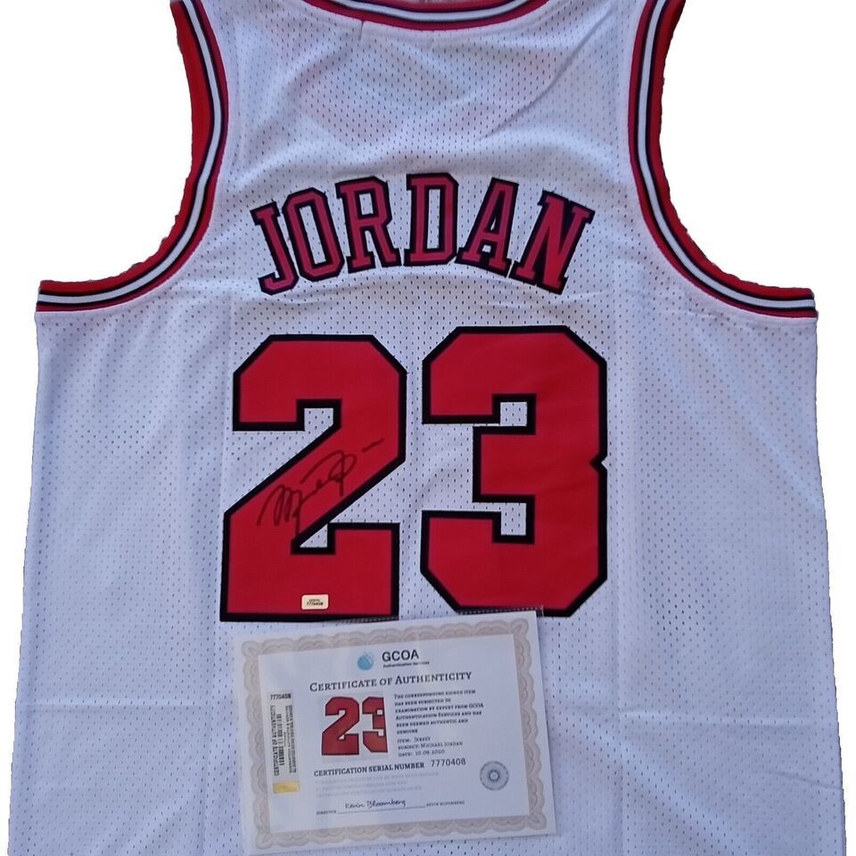 Primary image for With Autograph - Michael Jordan #23 Signed Chicago Bulls Jersey - COA