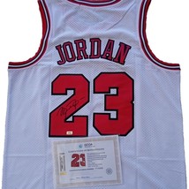 With Autograph - Michael Jordan #23 Signed Chicago Bulls Jersey - COA - £634.18 GBP