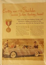 **Vintage** Orginal Studebaker Commander V8 Fashion Academy Award Poster - £10.20 GBP