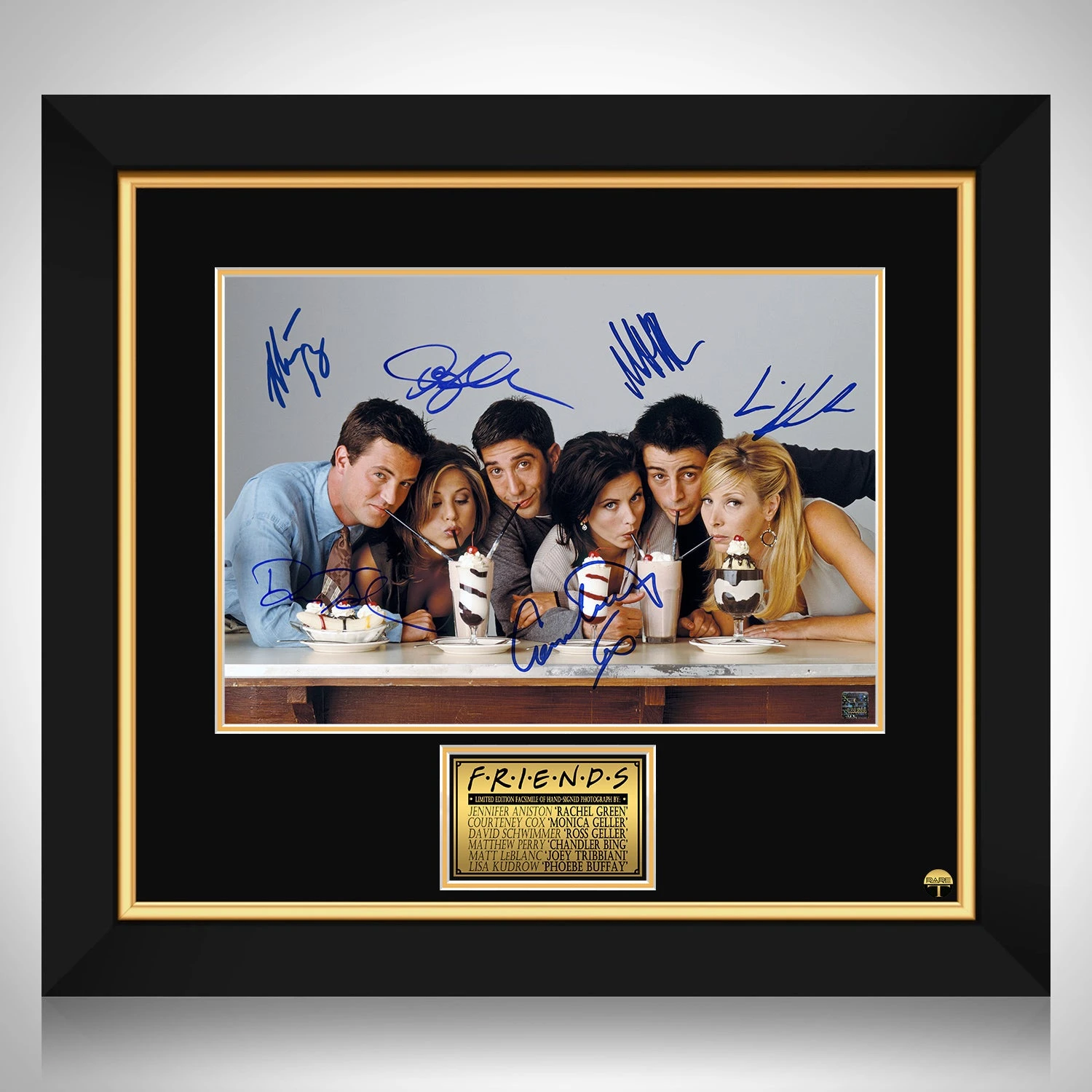 Friends Cast Mini Poster Limited Signature Edition Studio Licensed Custo... - £247.01 GBP