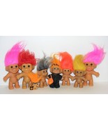 7 RUSS Troll Dolls &amp; One Halloween Troll Pinback - £31.69 GBP