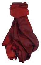 Vietnamese Reversible Silk Shawl Cham-Pa Ruby &amp; Burnt Amber by Pashmina &amp; Silk - £50.58 GBP