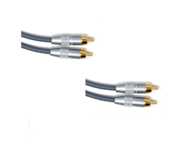2x Hosa CRA530 30FT Gold Plated Ofc Rca Cable Stereo Audio Speaker Mixer Hifi - £14.24 GBP