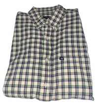 Ralph Lauren Jeans Mens Large Button Up Shirt Plaid Multicolor  - £5.45 GBP