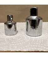 Vintage NOS CR-V Socket Adapter Lot of 2   3/8" - 1/4" ,  1/2" - 3/8" AD25, AD50 - $15.35