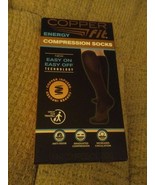 Copper Fit Energy Knee High Compression Socks, Black - Large/X-Large - £11.38 GBP