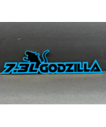 For Godzilla Badges Emblem RAGING 7.3 LT Blue/Black, 2 BADGES, Angry Fen... - $75.99