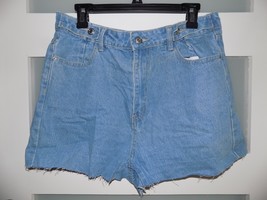 Shein Cut Off High-Rise Denim Jeans Size XL (12) Women&#39;s - $356.19 MXN