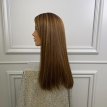 Certified European Hair highlights Jewish wig/Straight highlights Kosher... - £1,454.75 GBP